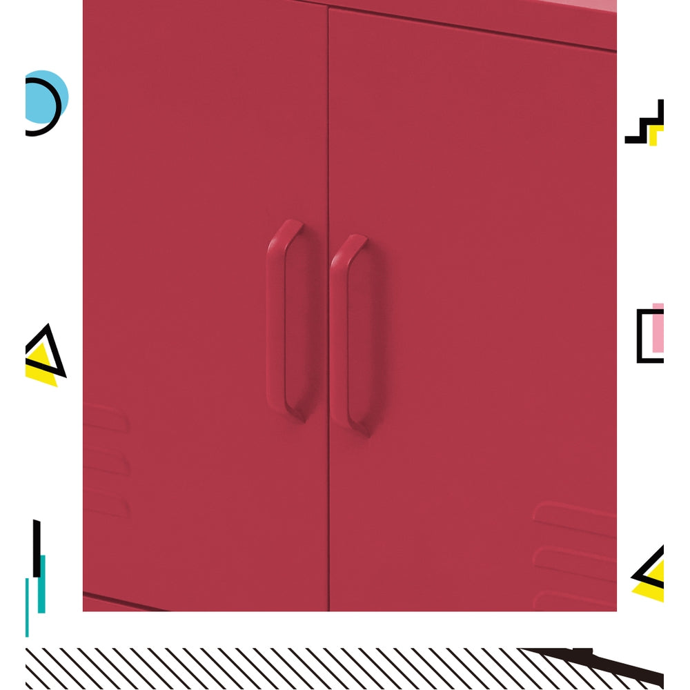 Artiss Buffet Sideboard Metal Cabinet - BASE Pink 5