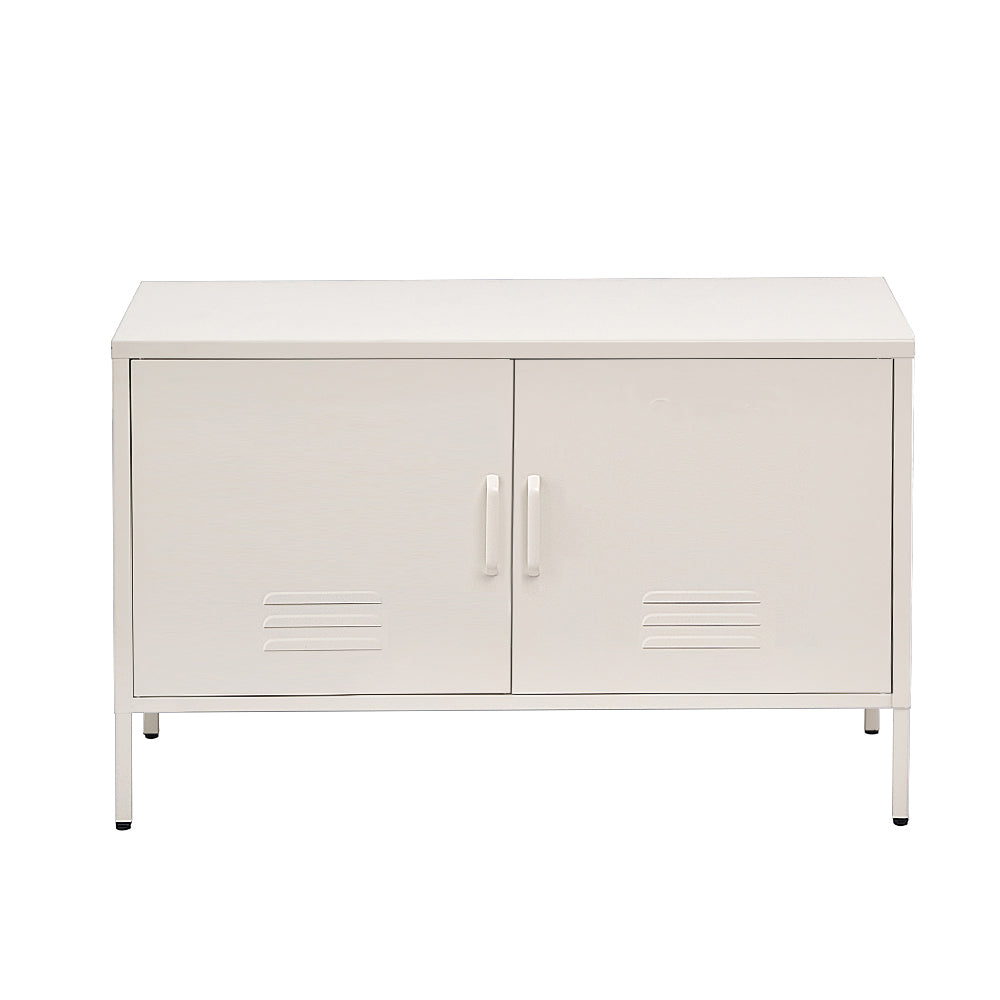 Artiss Buffet Sideboard Metal Cabinet - BASE White 3