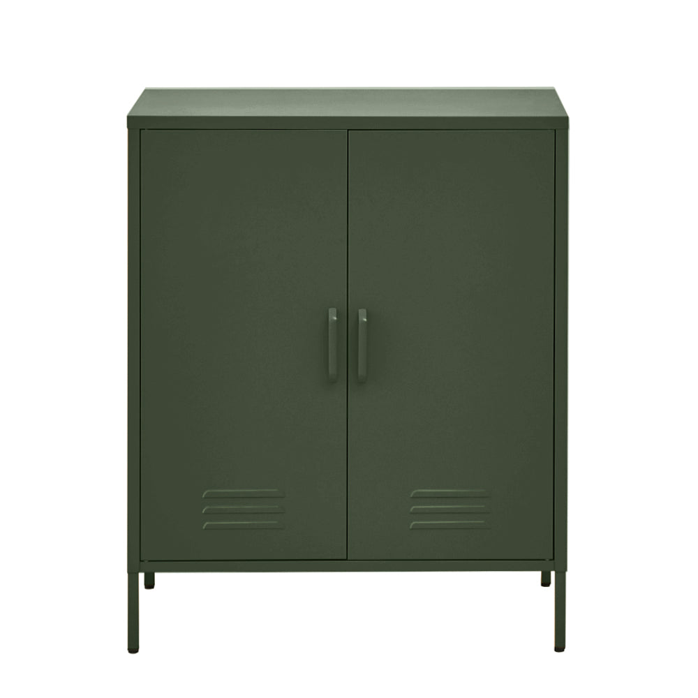 Artiss Buffet Sideboard Metal Cabinet - SWEETHEART Green 3
