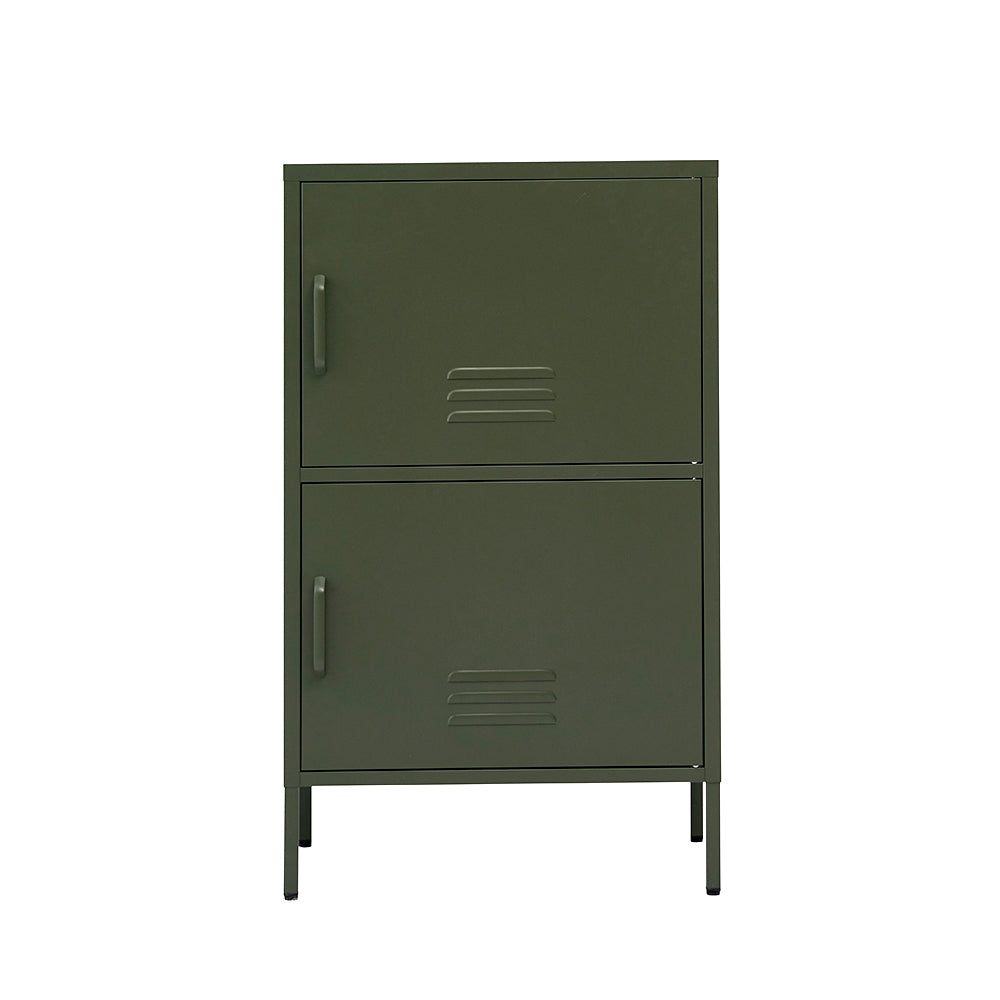 Artiss Buffet Sideboard Metal Cabinet - DOUBLE Green 3