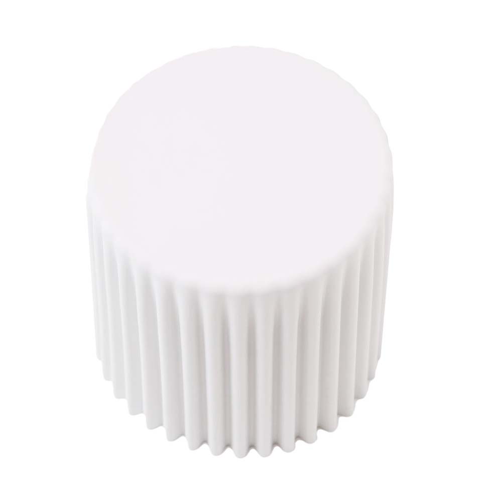 Artiss 2x Bar Stools Cupcake Plastic Foot Stool White 3