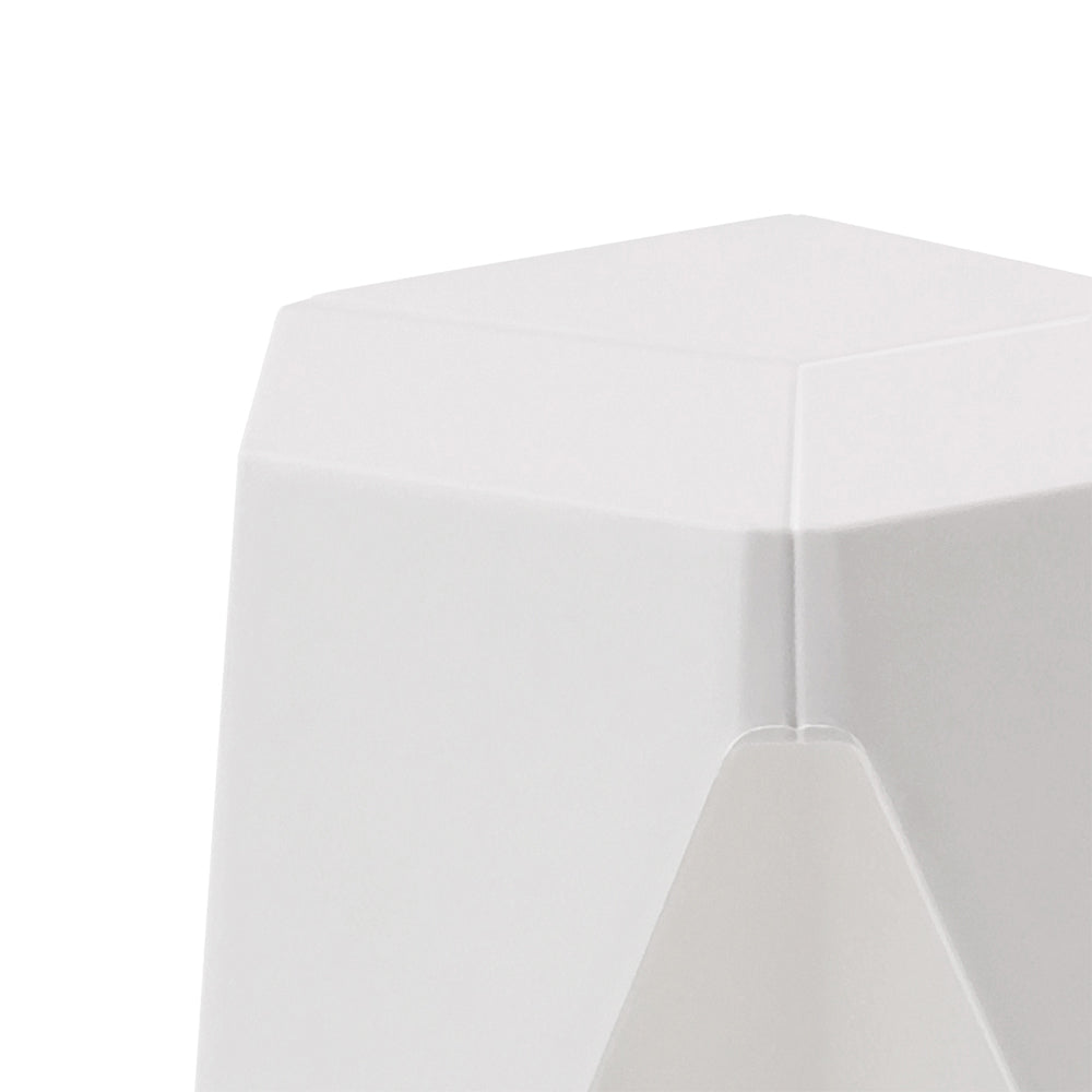 Artiss 2x Bar Stools Puzzle Plastic Foot Stool White 4