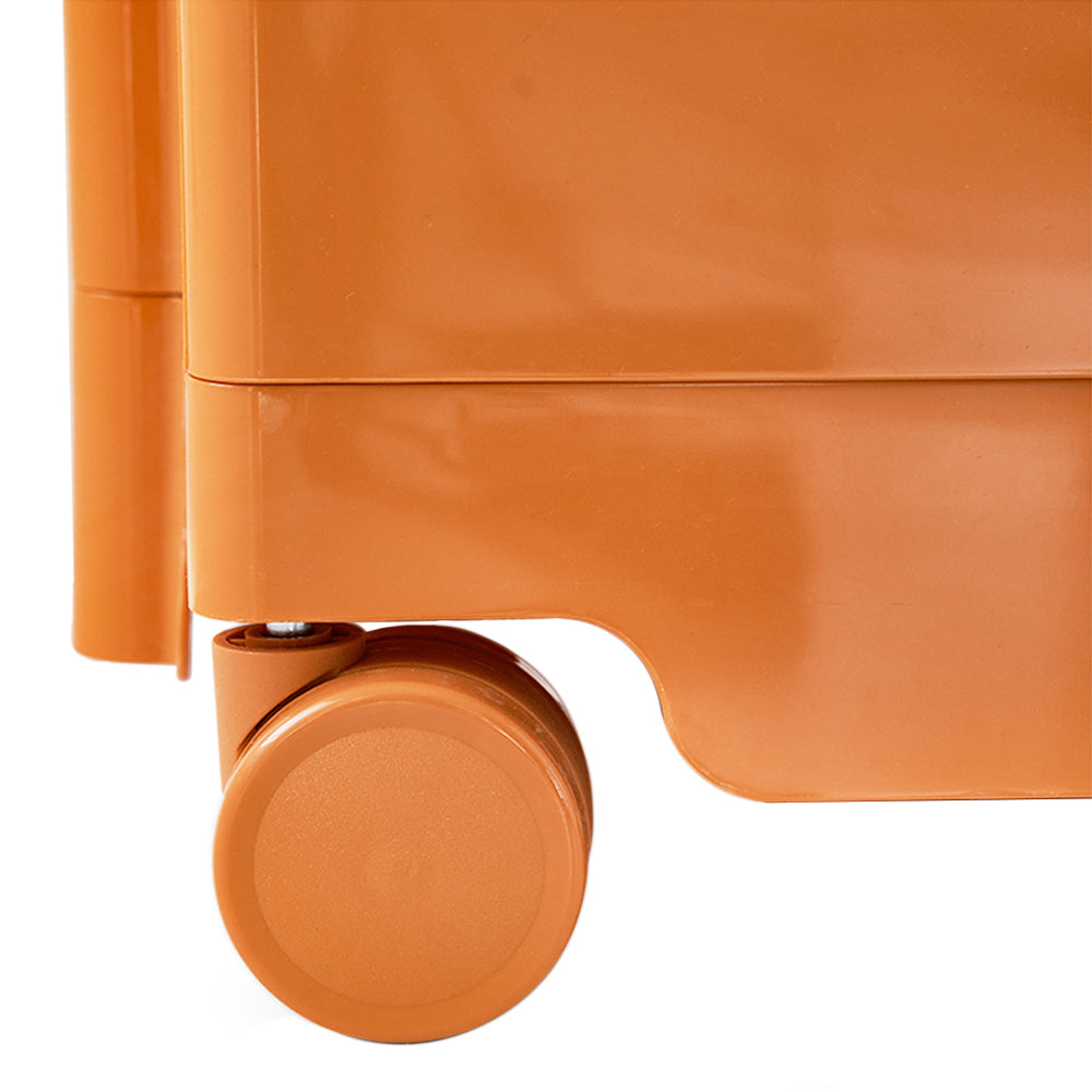 Artiss Storage Trolley Bedside Table 5 Tier Cart Boby Replica Orange 3