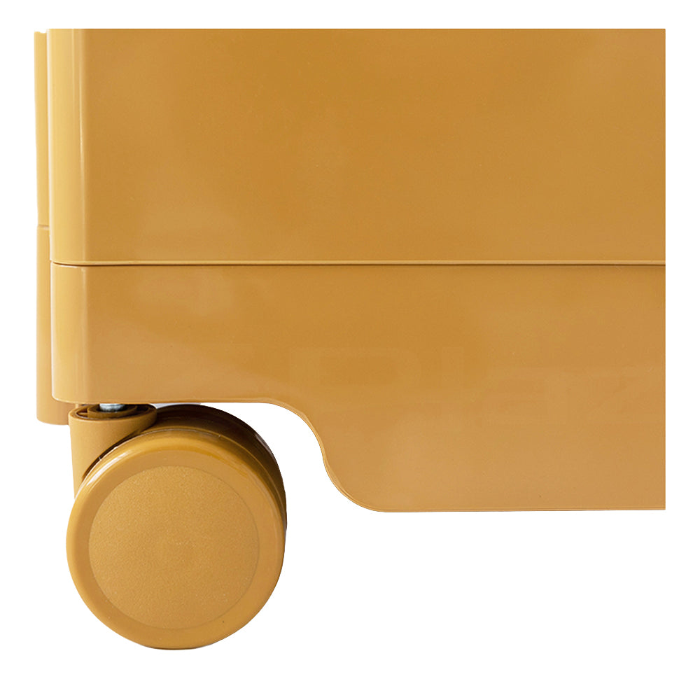 ArtissIn Storage Trolley Bedside Table 5 Tier Cart Boby Replica Yellow 4