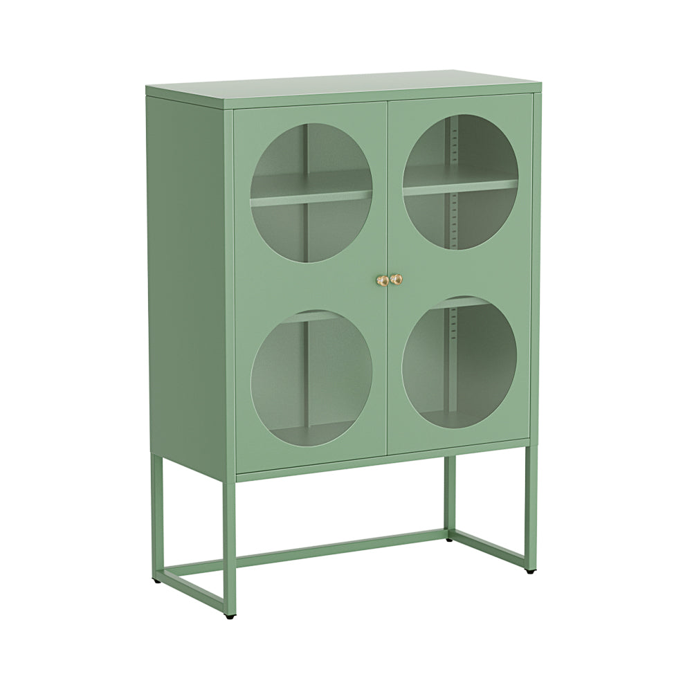 Artiss Buffet Sideboard Metal Cabinet - ELLA Green 3