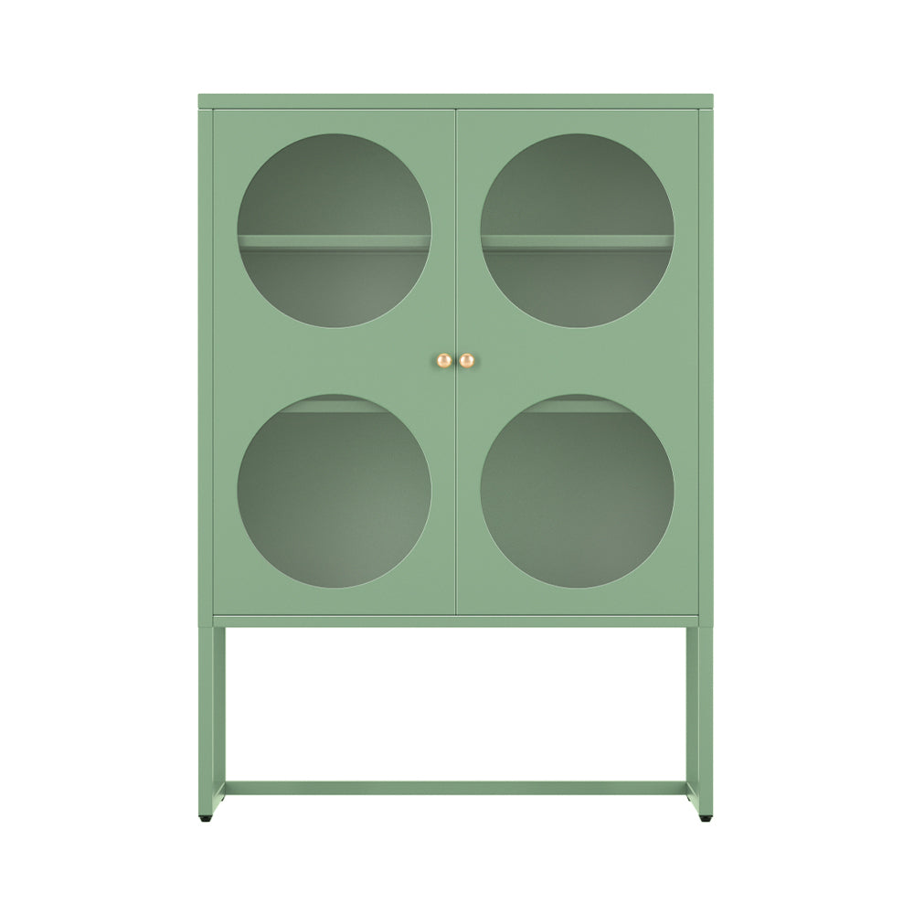 Artiss Buffet Sideboard Metal Cabinet - ELLA Green 5