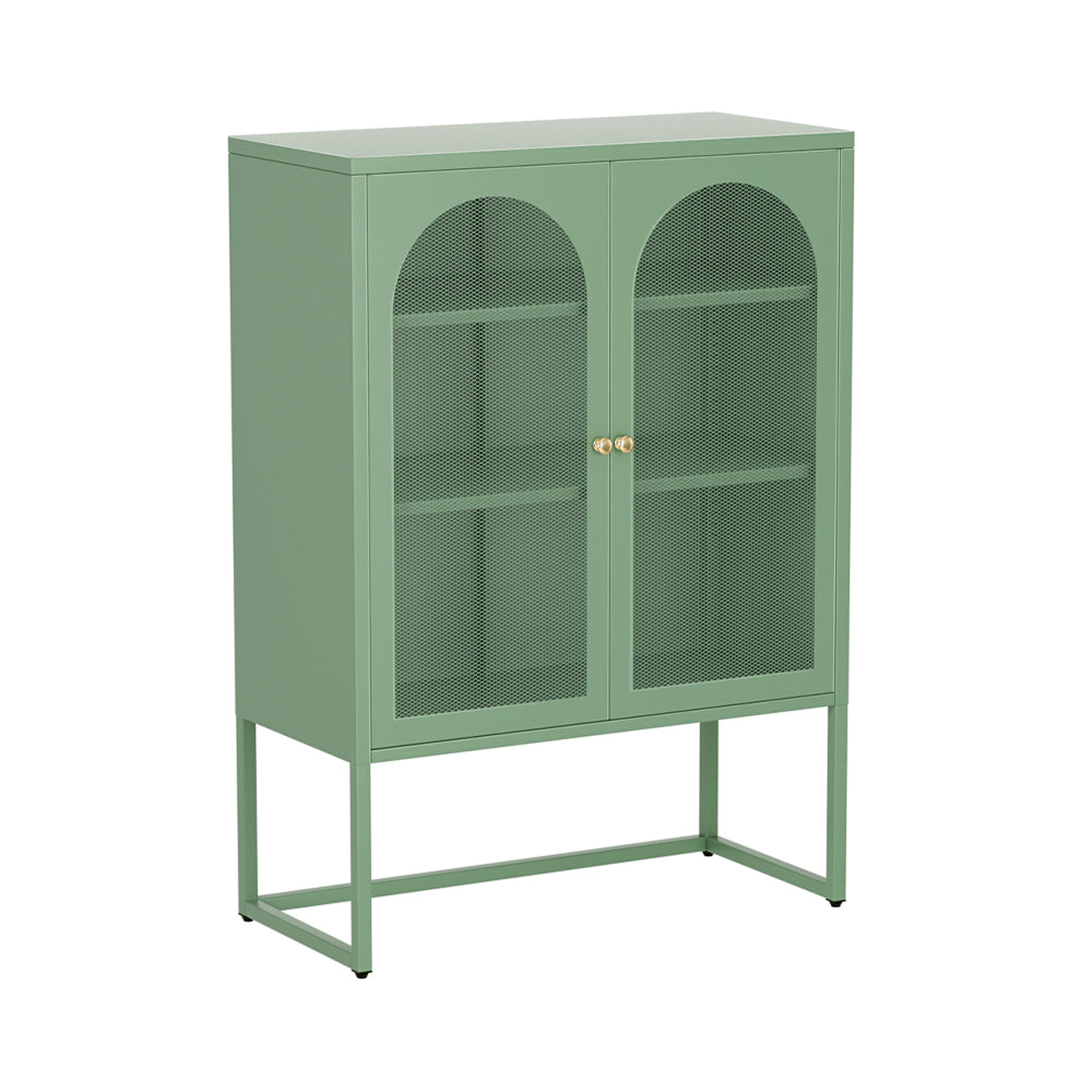 Artiss Buffet Sideboard Metal Cabinet - ELMA Green 3