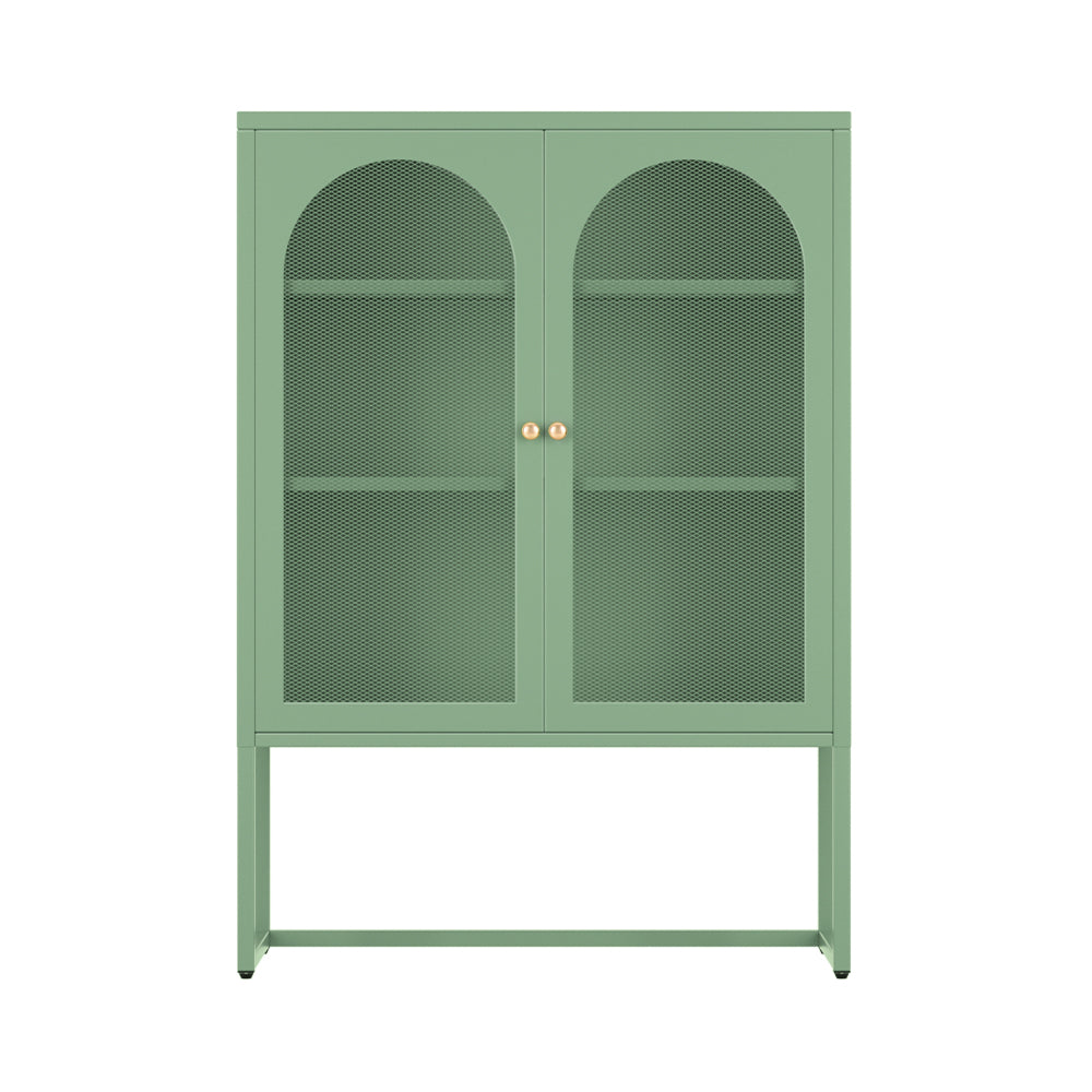 Artiss Buffet Sideboard Metal Cabinet - ELMA Green 5