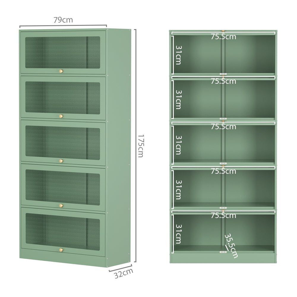 Artiss Buffet Sideboard Metal Cabinet - ELIA Green 4