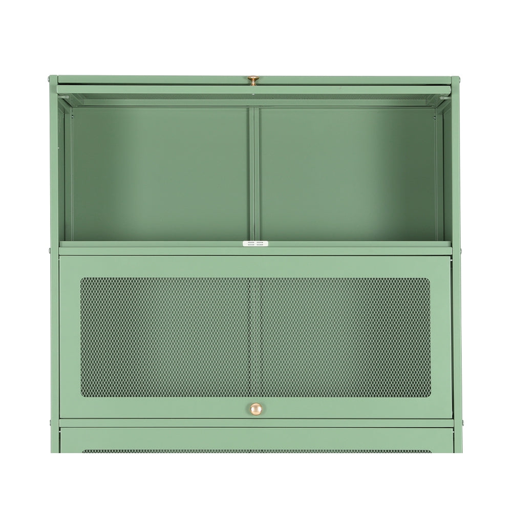 Artiss Buffet Sideboard Metal Cabinet - ELIA Green 8