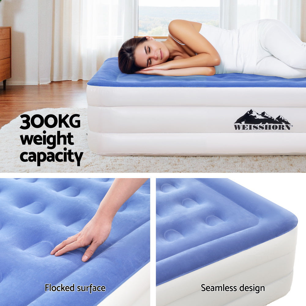 Weisshorn Air Mattress Queen Inflatable Bed 46cm Air bed Cube 5