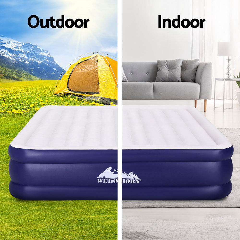 Weisshorn Air Mattress King Inflatable Bed Air bed 51cm 4