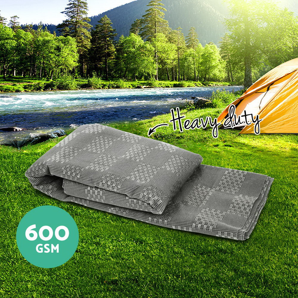 Weisshorn 5M X 2.5M Annex Matting 600GSM Floor Mats Mesh Caravan Camping Annexe 4