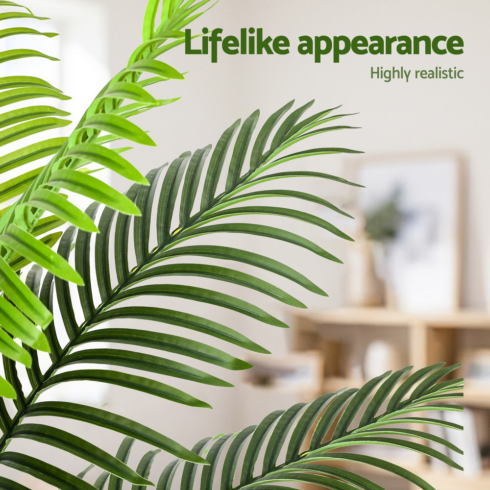 Artiss 180cm Artificial Palm Tree Faux Trees Indoor Decor Artificial Plants Lifelike Plant 1.8M 6