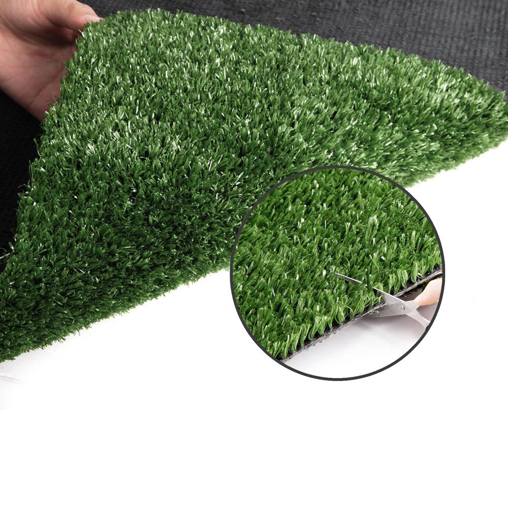 Prime Turf Artificial Grass 1mx10m 17mm Synthetic Fake Lawn Turf Plant Plastic Olive 7