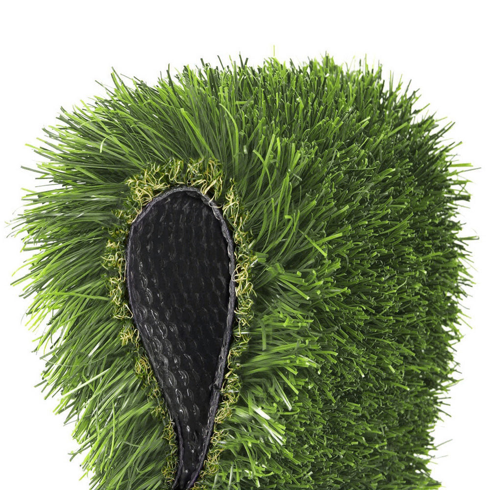 Prime Turf Artificial Grass 20SQM 30mm Synthetic Fake Lawn Turf Plastic Plant 4-coloured 2mx5m 3