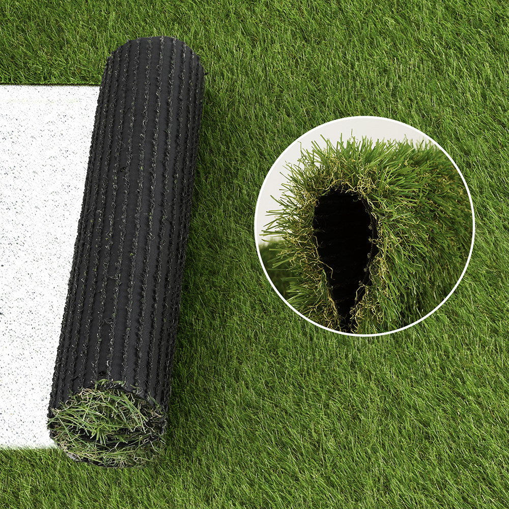Prime Turf Artificial Grass 35mm 1mx10m Synthetic Fake Lawn Turf Plastic Plant 4-coloured 4