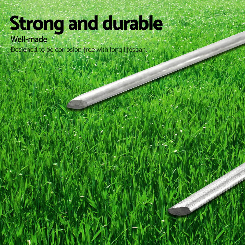 Prime Turf Artificial Grass 50pcs Synthetic Pins Fake Lawn Turf Weed Mat Pegs Joining Tape 3
