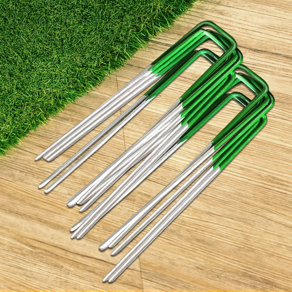 Prime Turf Artificial Grass 50pcs Synthetic Pins Fake Lawn Turf Weed Mat Pegs Joining Tape 7