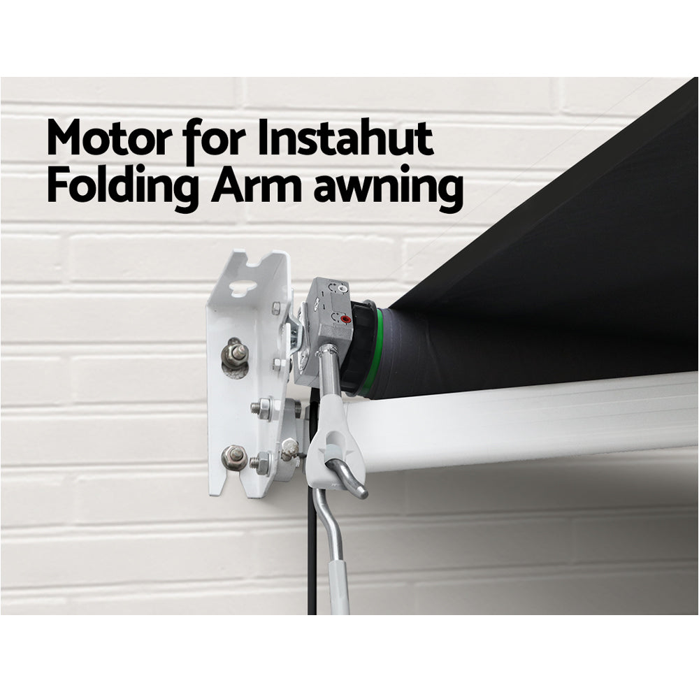 Instahut 230V Folding Arm Awning Replacement Motor with remote 40NM 5