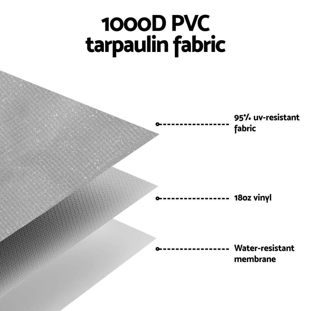 Weisshorn 18ft Caravan Awning RV Replacement Fabric 5.20M x 2.42M 5