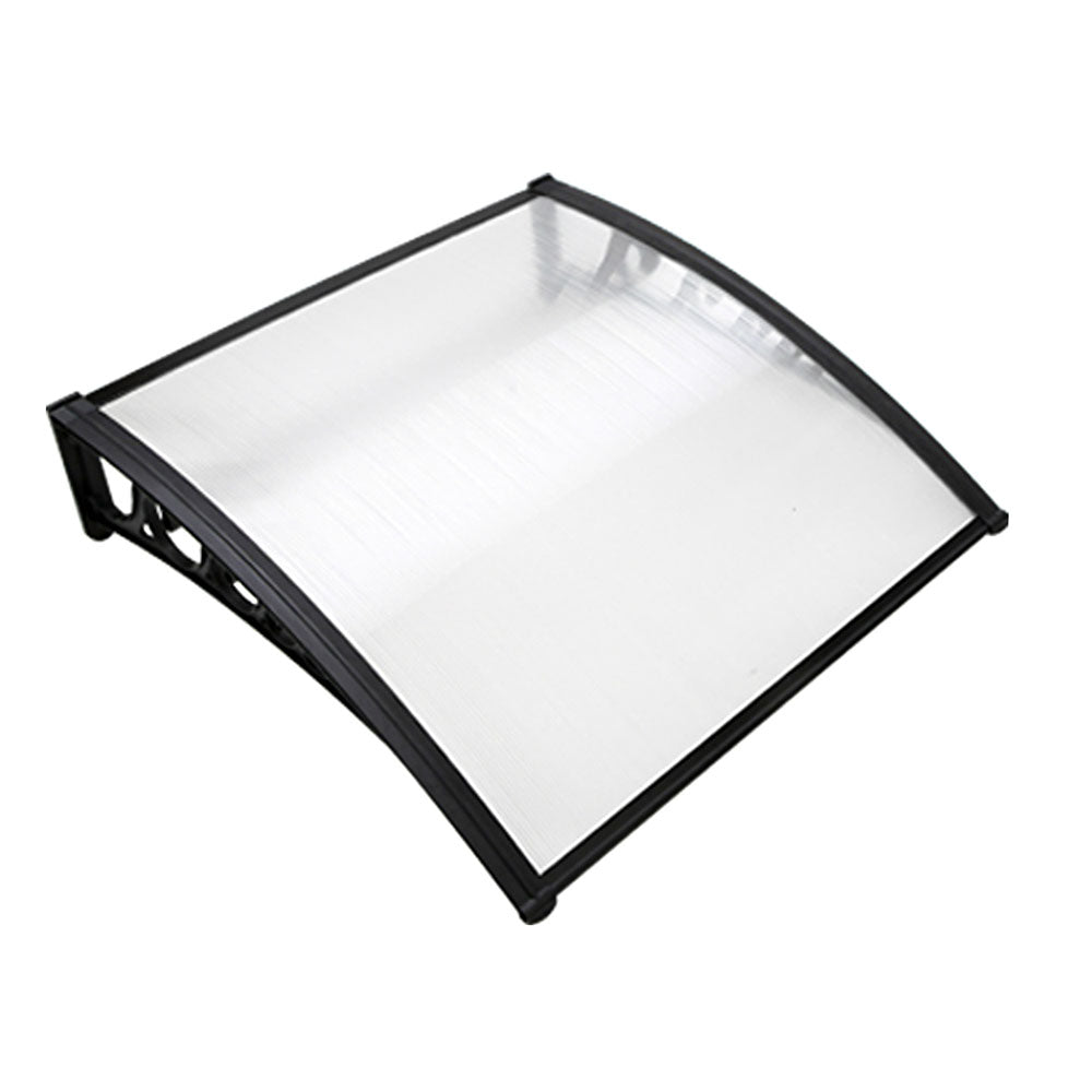 Instahut Window Door Awning 1mx1m Transparent Panel 8