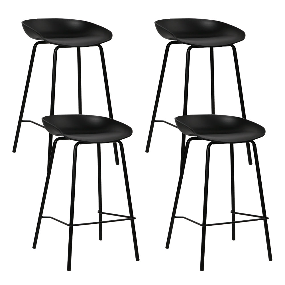 Artiss 4x Bar Stools Kitchen Counter Stools Metal 7