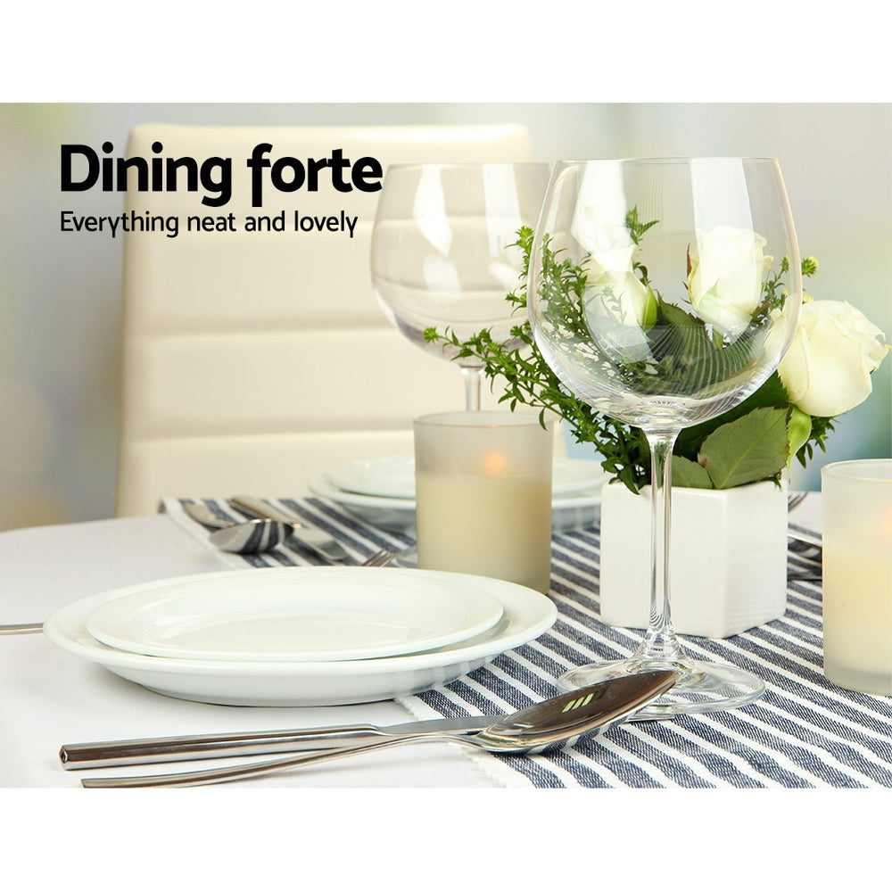 Artiss Dining Table Round White 4 Seater 90CM 5