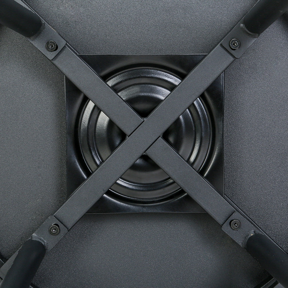 Artiss 2x Bar Stools Swivel Metal Chairs 4