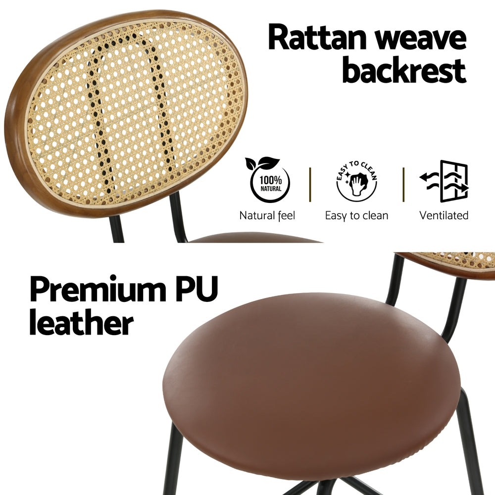 Artiss Bar Table Stools Set Dining Desk Industrial Kitchen Chairs Cafe Pub 7