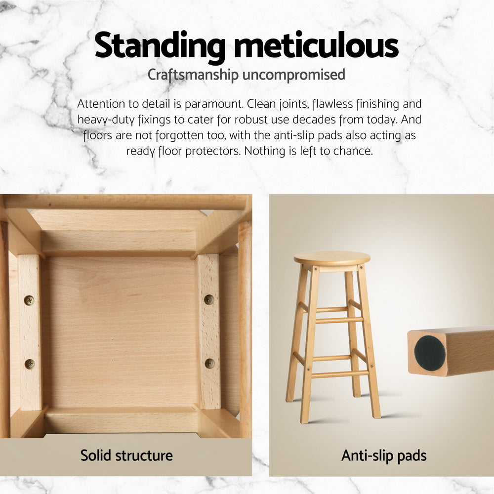 Artiss Bar Table and Stools Set Dining Desk Kitchen Chairs Cafe Pub 7