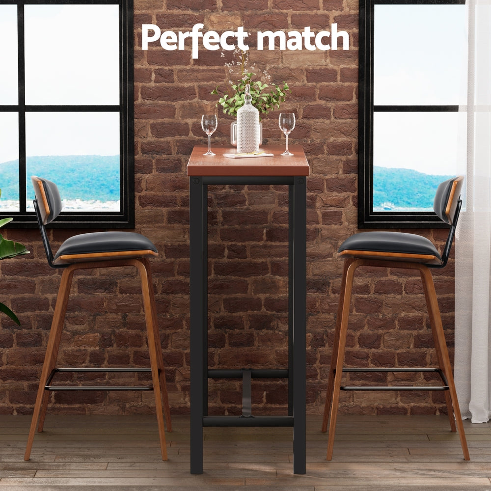 Artiss Bar Table and Stools Set Dining Desk Kitchen Chairs Cafe Pub 7