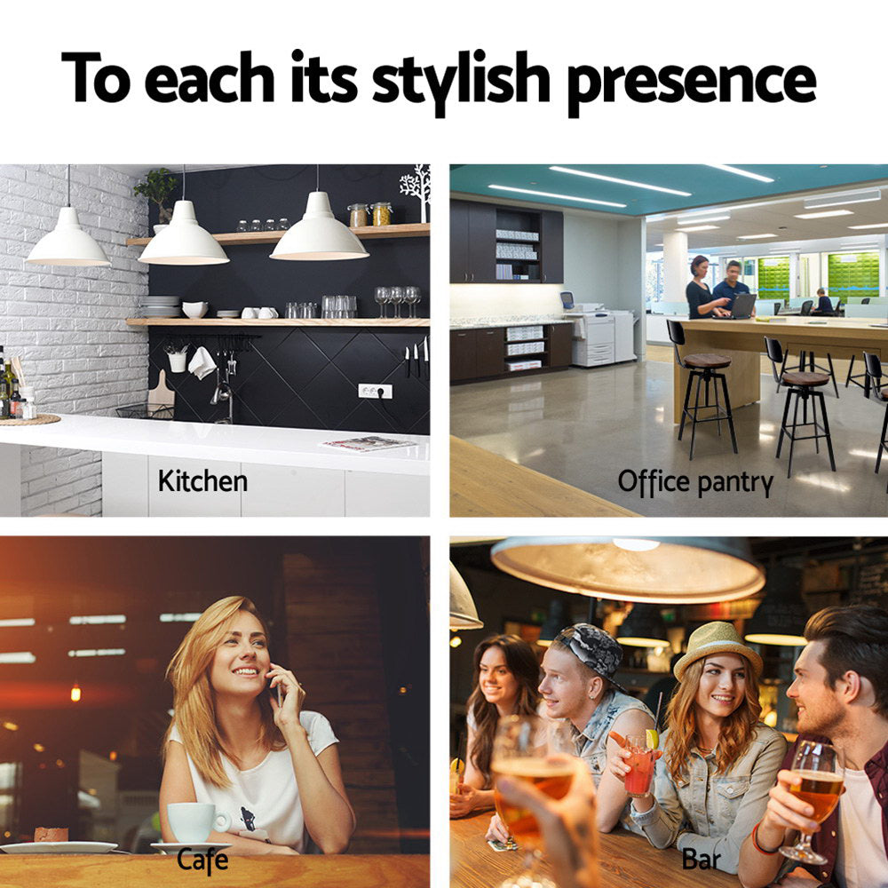 Artiss Bar Stools Kitchen Counter Chairs Vintage Metal Chairs x2 5