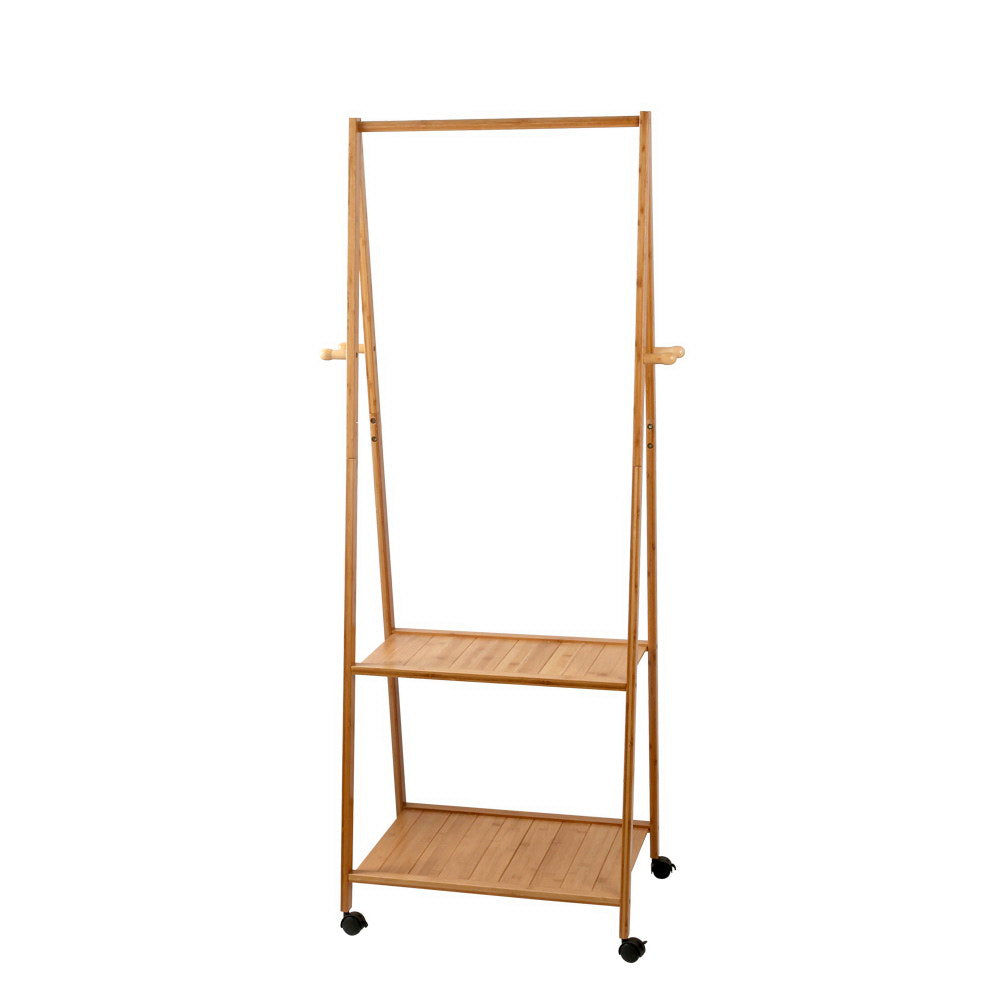 Artiss Clothes Rack Airer Coat Stand 165x59cm Wheels 3