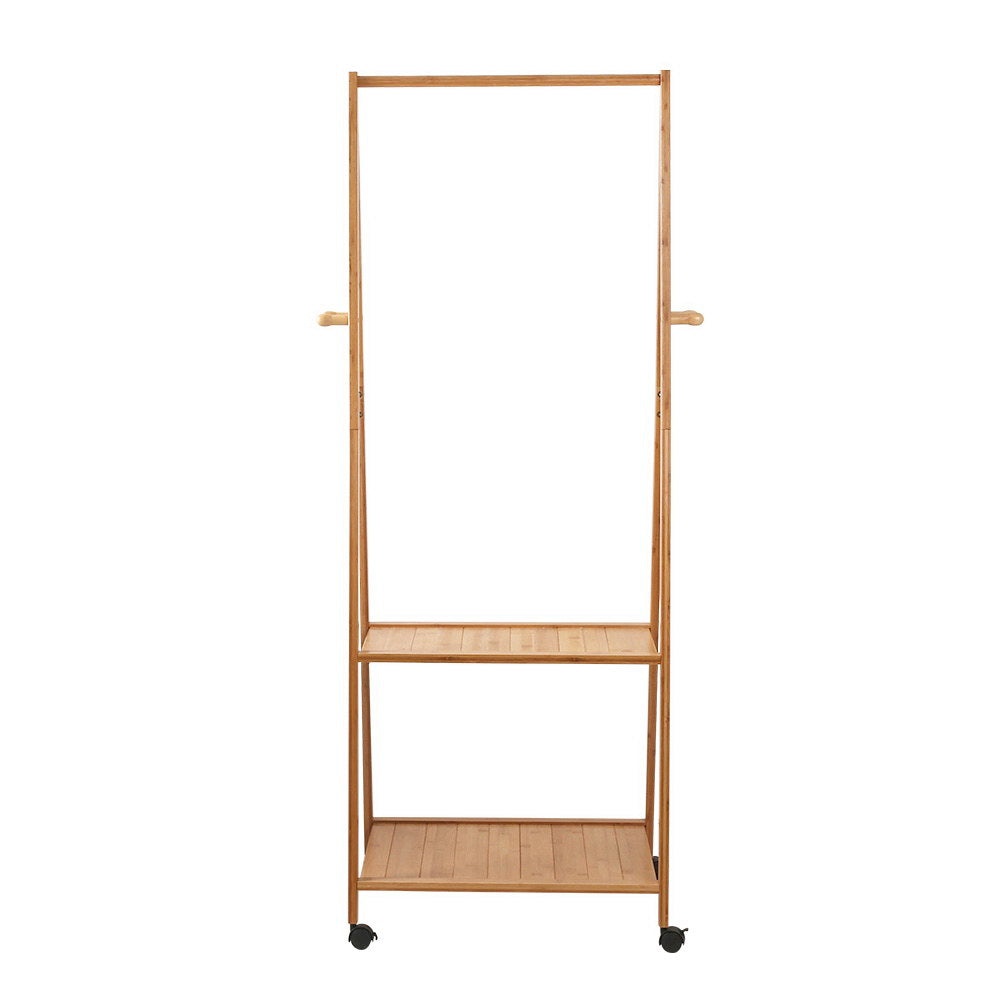 Artiss Clothes Rack Airer Coat Stand 165x59cm Wheels 5