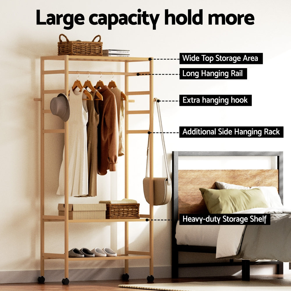 Artiss Clothes Rack Wardrobe Coat Stand 169cm 5