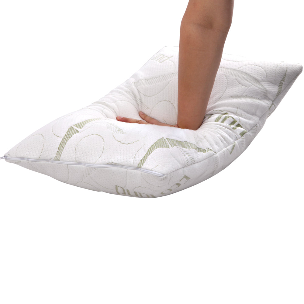 Giselle Bedding Memory Foam Pillow Bamboo Twin Pack 7