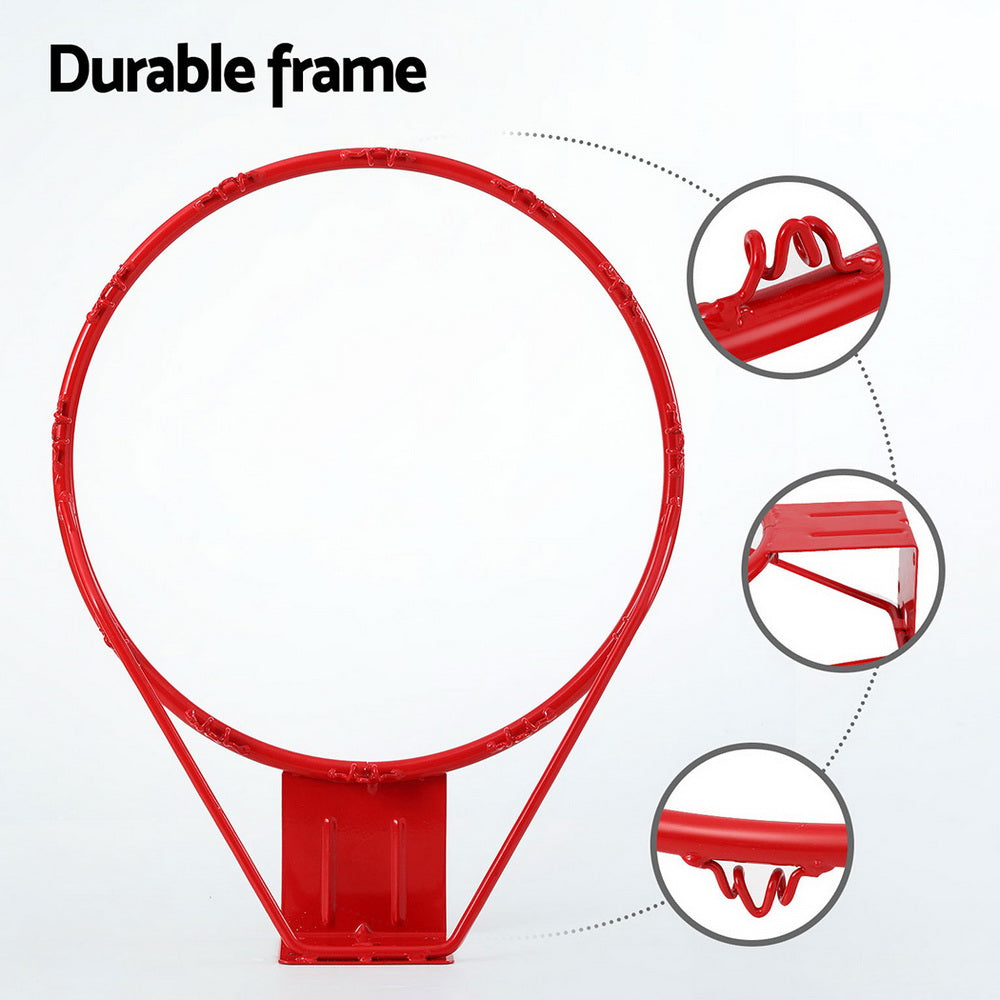 Everfit Basketball Ring Hoop Rim Goal Net 45CM 5