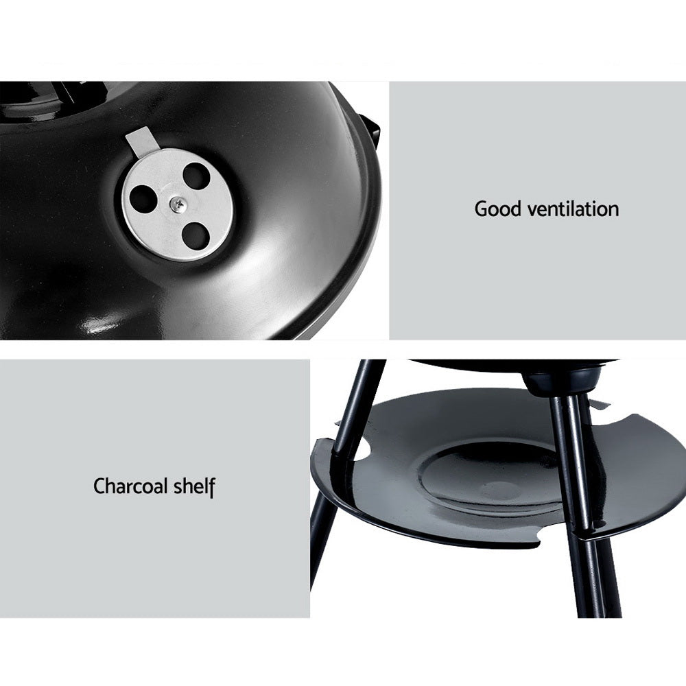 Grillz BBQ Grill Charcoal Smoker 7