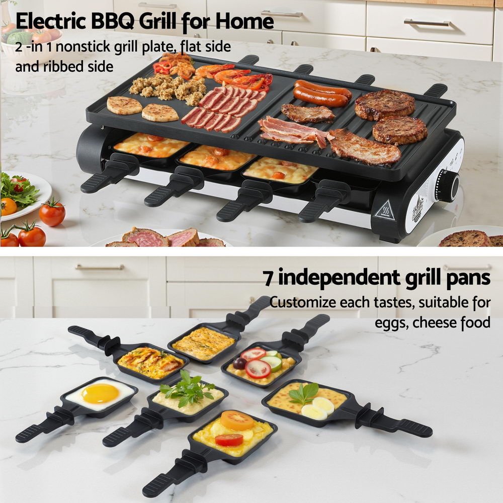Grillz 1400W Electric BBQ Grill w/ 7 Cooking Pans 4