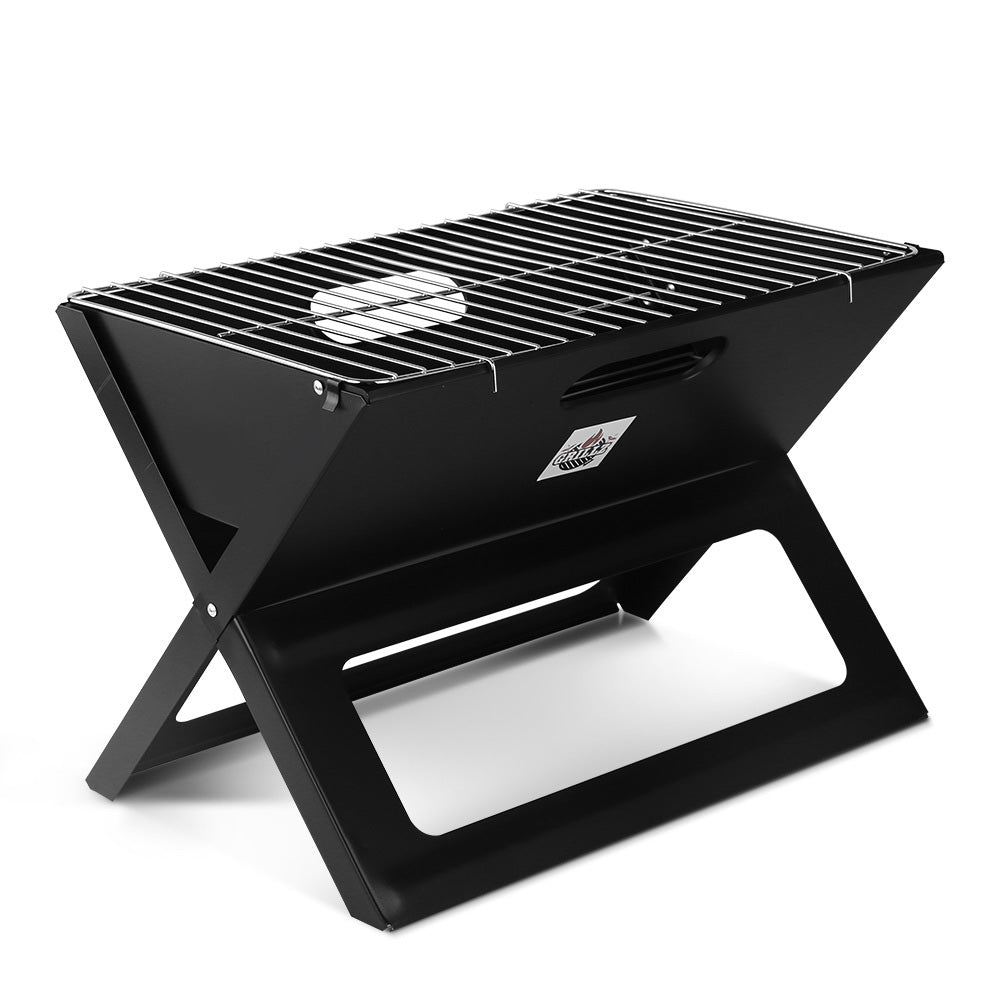 Grillz BBQ Grill Charcoal Smoker Foldable 7