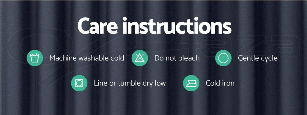 Artiss 2X Blockout Curtains Eyelet 300x230cm Charcoal 7