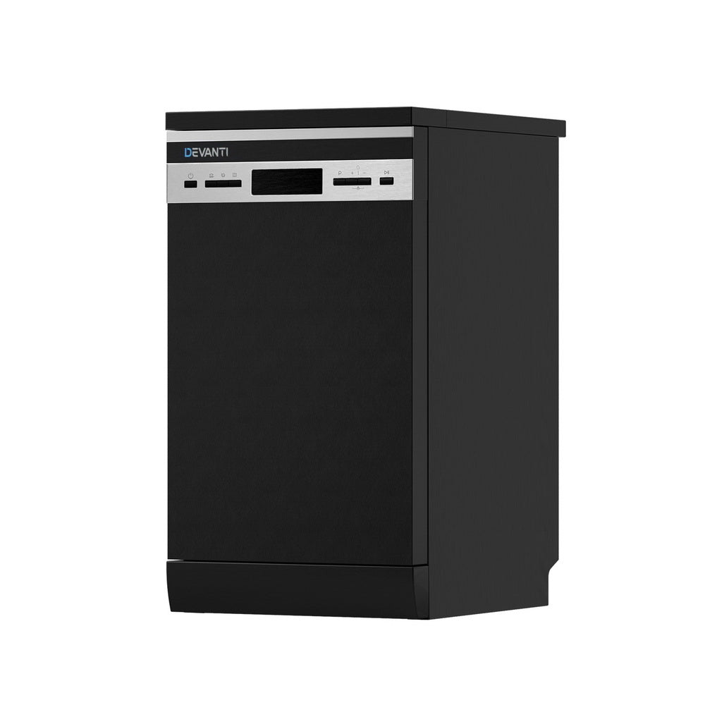 Devanti 10 Place Settings Freestanding Dishwasher Black 3