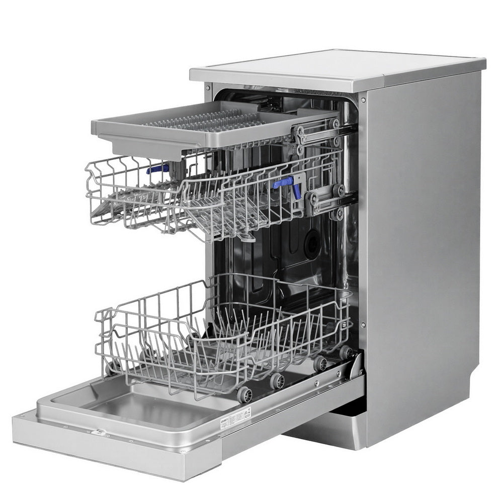Devanti 10 Place Settings Freestanding Dishwasher Silver 3