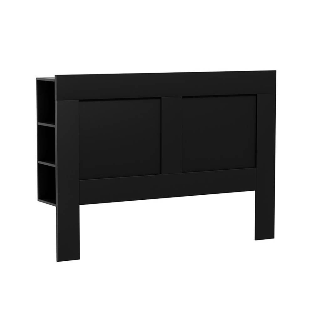 Artiss Bed Head Headboard Queen with Shelves - CABI Black 7