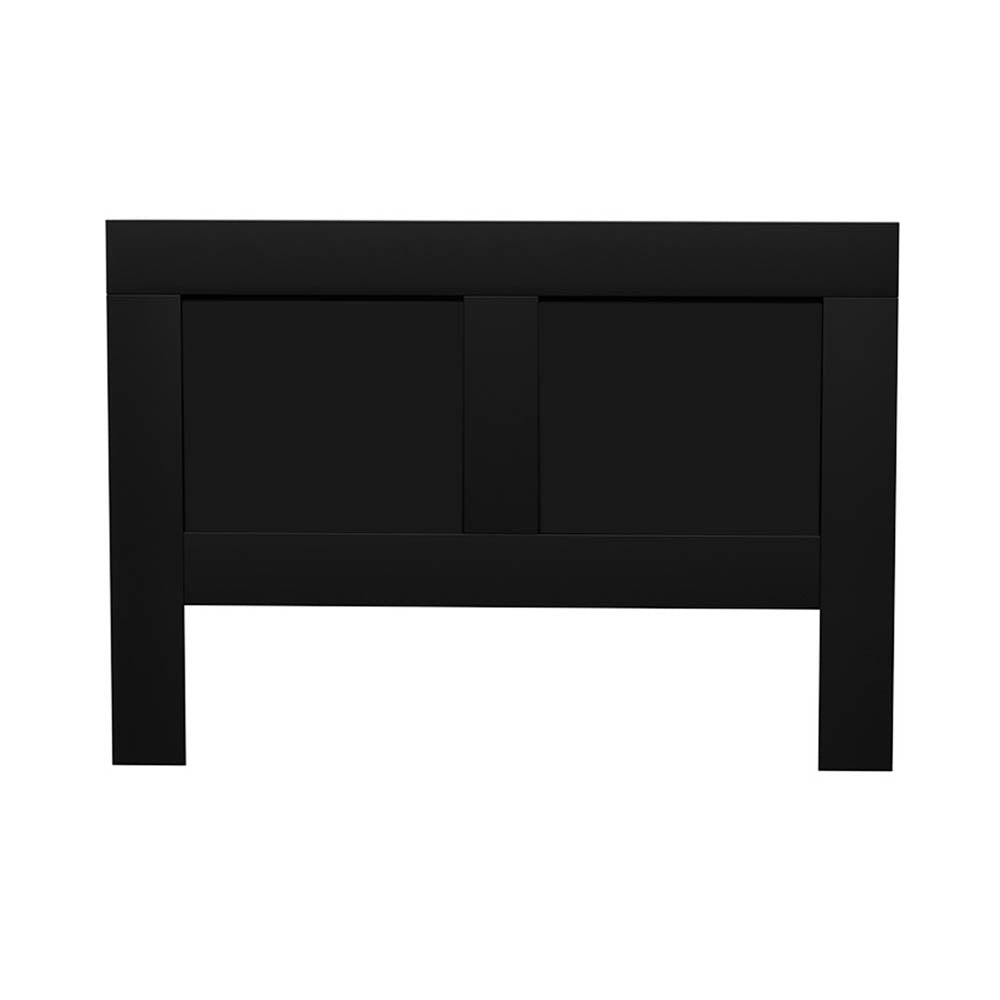 Artiss Bed Head Headboard Queen with Shelves - CABI Black 3
