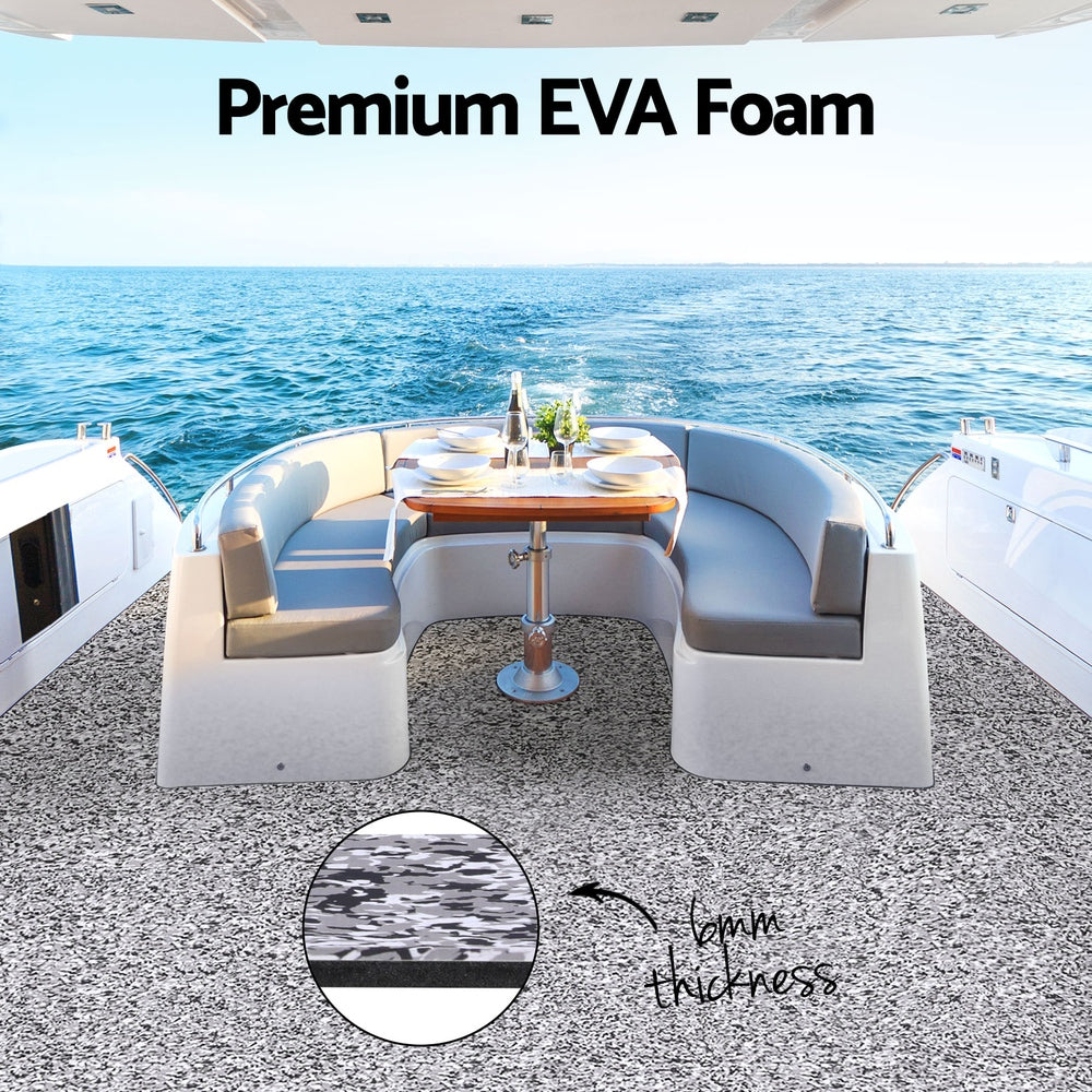 Seamanship EVA Foam Boat Flooring Marine Mat Decking Sheet 240x90x0.6cm Camo 4