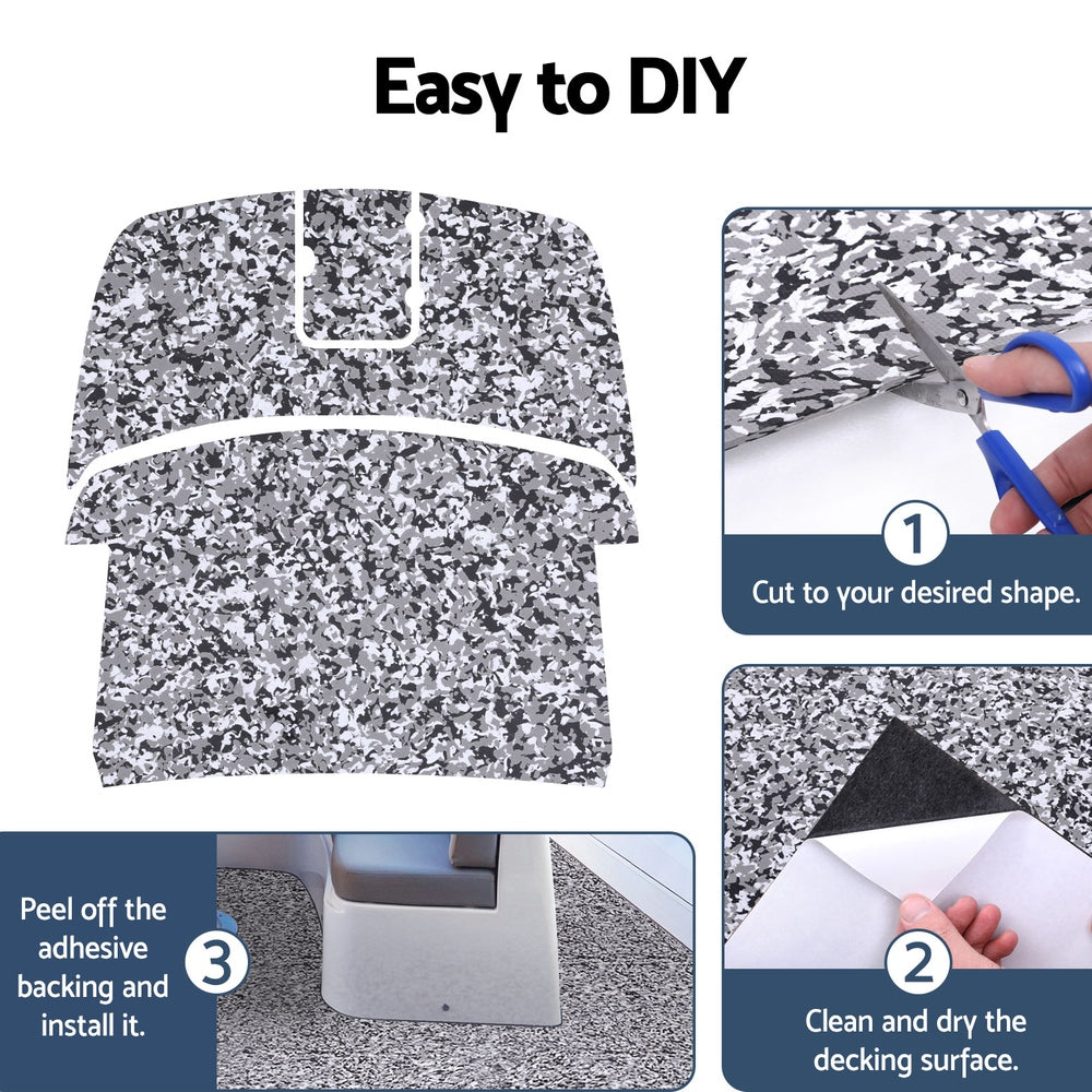 Seamanship EVA Foam Boat Flooring Marine Mat Decking Sheet 240x90x0.6cm Camo 6