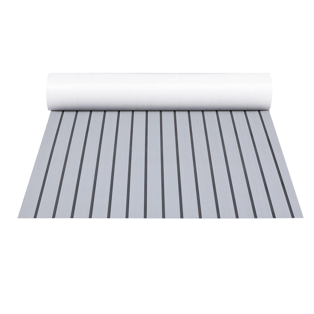 Seamanship EVA Foam Boat Flooring Mat Decking Sheet 240x90x0.6cm Light Grey 3