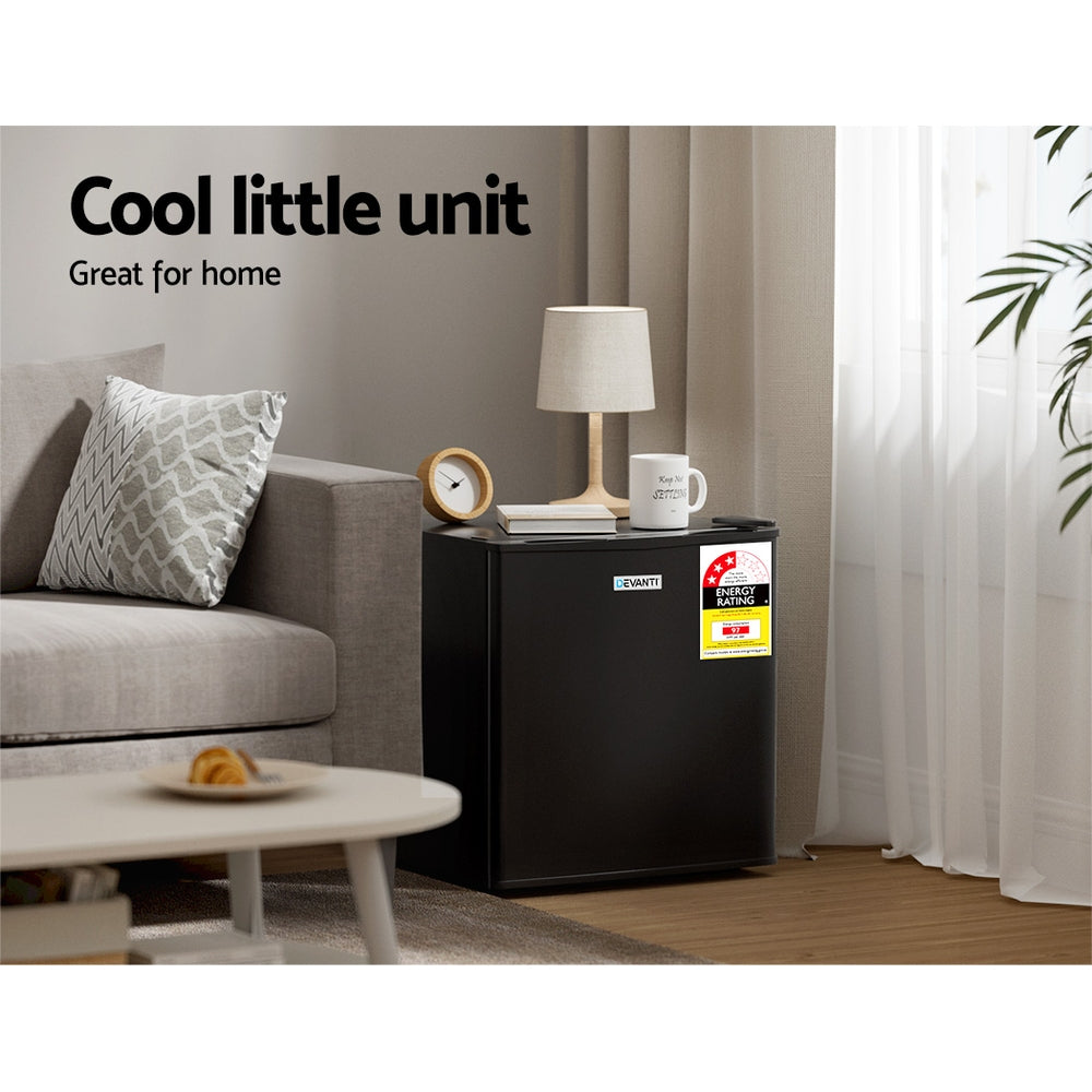 Devanti 48L Bar Fridge Black 3
